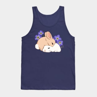 Bunny with Flowers Tank Top
